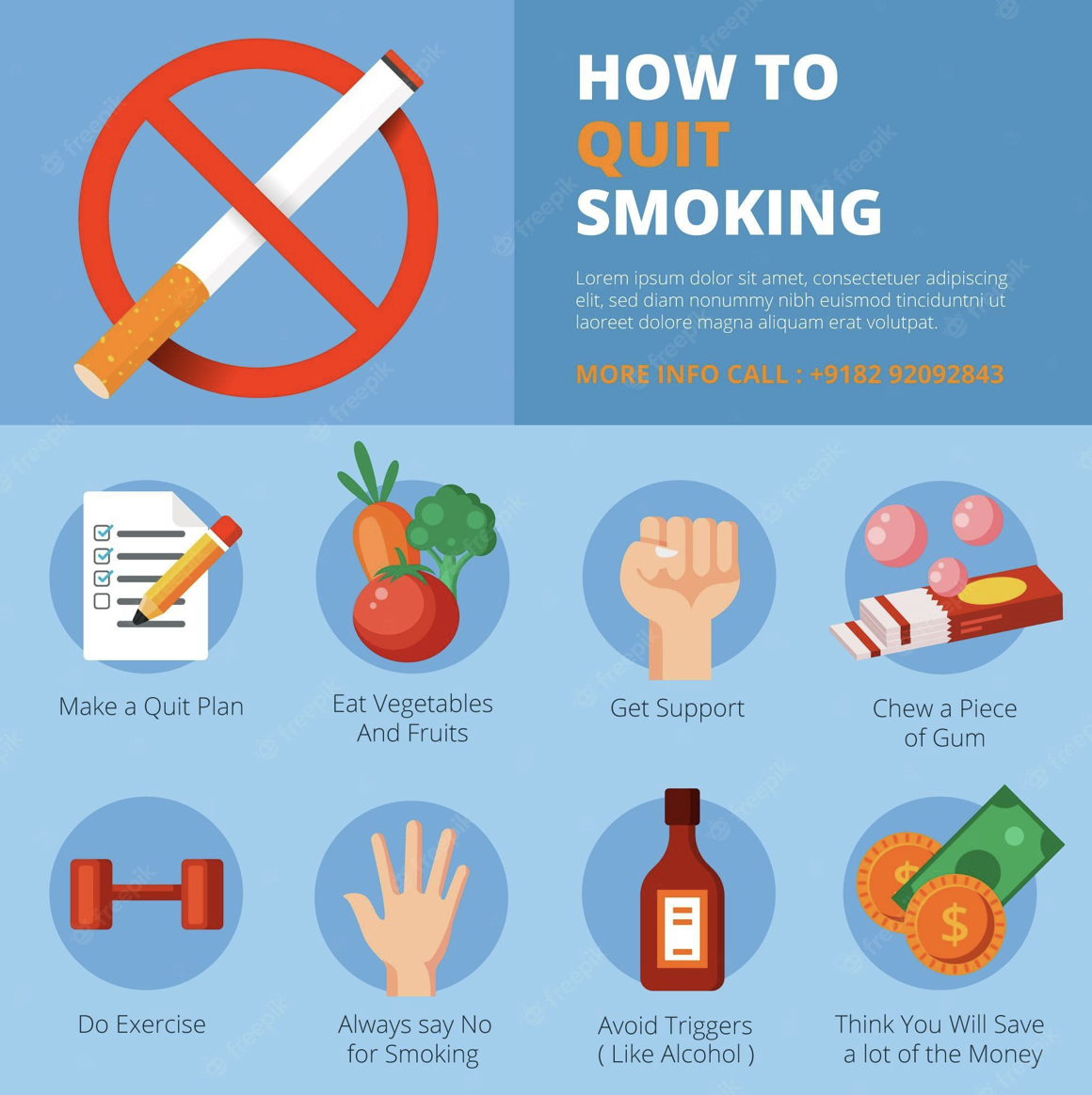 quit smoking infographic