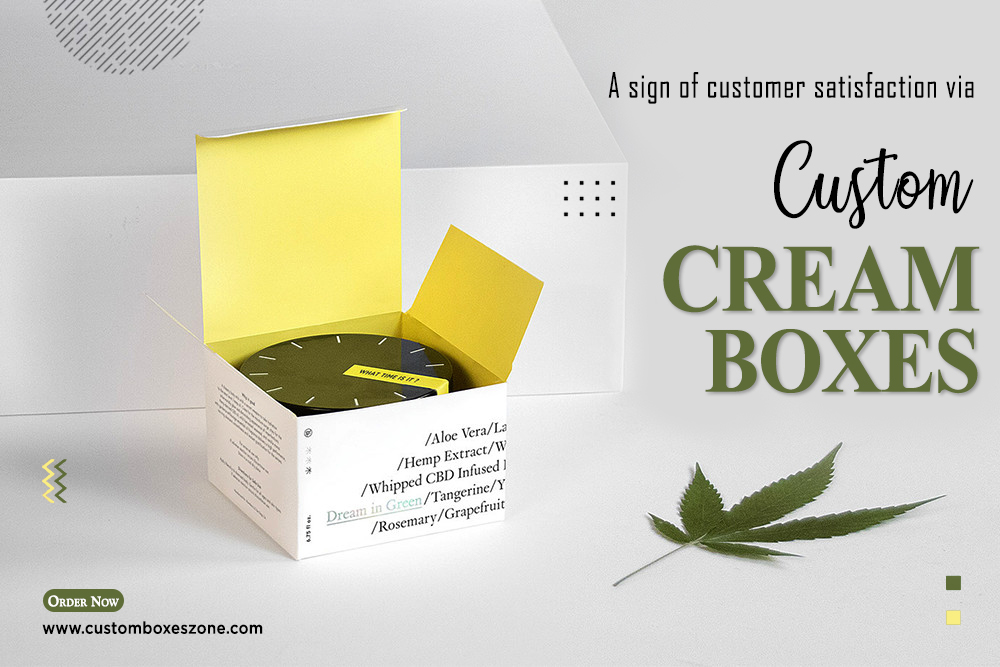 custom cream boxes